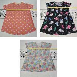 Secret Treasures Women’s Size S/M (6-10) Short Sleeve 3 Piece Nightgown Lot :)